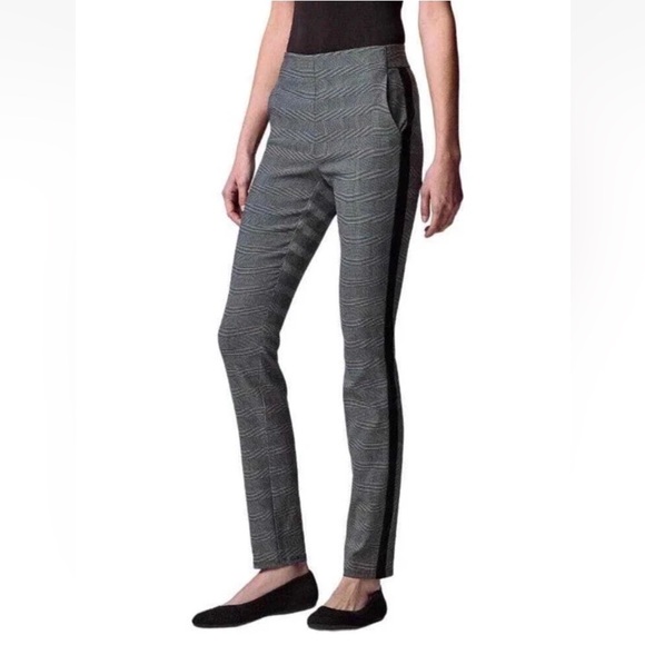 NWT Simply Vera Vera Wang Womens Polished Twill Pants Skinny Side Stripe Size XS - Picture 1 of 8
